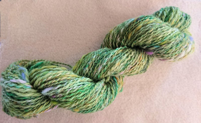Hand spun, hand dyed yarn